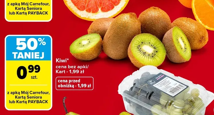 Kiwi promocja w Carrefour Market