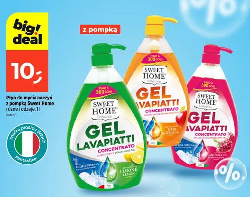 Płyn do mycia naczyń z pompką różne rodzaje promocja w Dealz