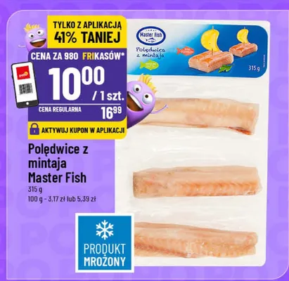 Polędwice z mintaja promocja w POLOmarket