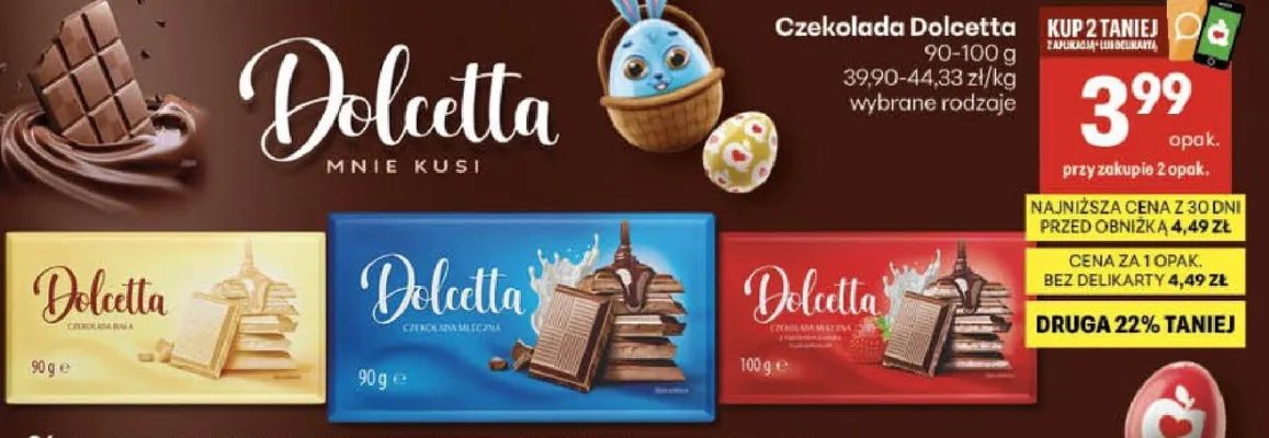 Czekolada promocja w Delikatesy Centrum
