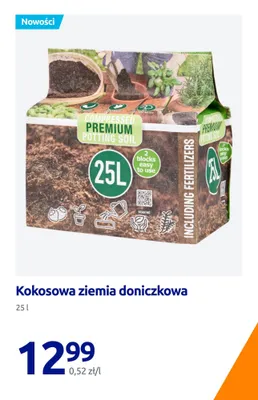 Kokosowa ziemia doniczkowa 25l promocja w Action