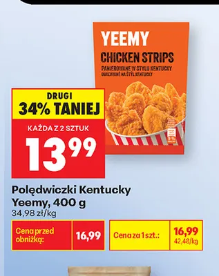 Polędwiczki Kentucky Yeemy promocja w Biedronka