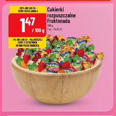 Cukierki rozpuszczalne Fruktonada promocja w POLOmarket