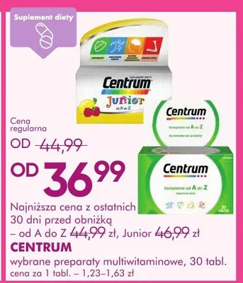 Wybrane preparaty multiwitaminowe promocja w Super-Pharm