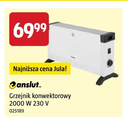 Grzejnik konwektorowy Anslut promocja w Jula