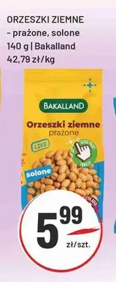 Orzeszki ziemne prażone solone Bakalland promocja w Sedal