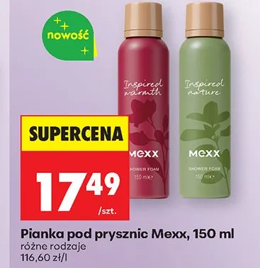 Pianka pod prysznic Mexx 150ml promocja w Biedronka