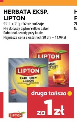 Herbata eksp. LIPTON promocja w Stokrotka
