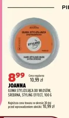 Guma stylizująca do włosów srebrna Styling Effect Joanna promocja w Drogerie Natura