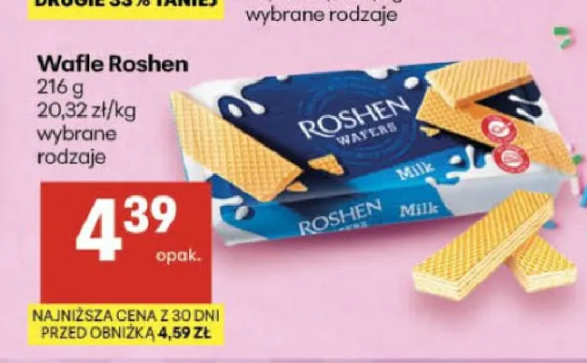 Wafle Roshen promocja w Delikatesy Centrum