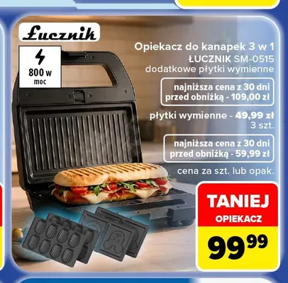 Płytki wymienne Łucznik 3-pak promocja w Carrefour