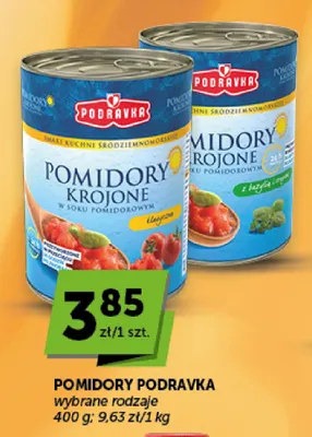Pomidory Podravka krojone klasyczne promocja w ABC