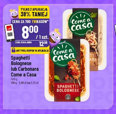 Spaghetti Carbonara Come a Casa promocja w POLOmarket