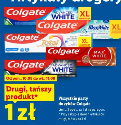 Pasty do zębów Colgate promocja w Lidl