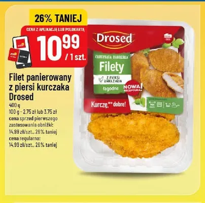 Filet panierowany z piersi kurczaka Drosed promocja w POLOmarket