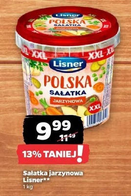 Sałatka jarzynowa Lisner promocja w Netto