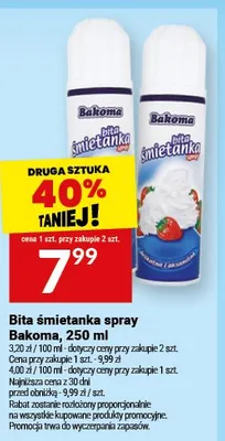 Bita śmietanka spray promocja w Twój Market