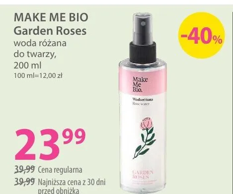 Woda różana do twarzy promocja w Hebe