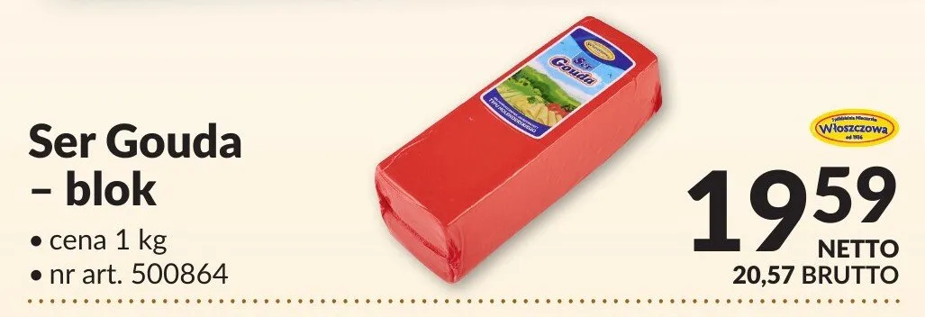 Ser Gouda - blok promocja w Makro