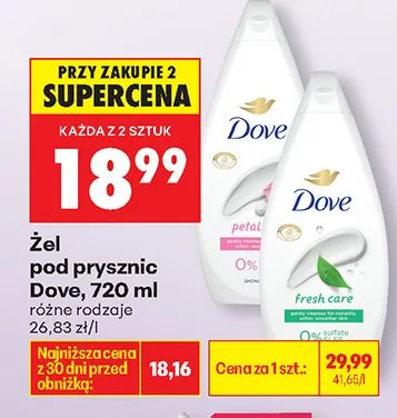 Żel pod prysznic różne rodzaje promocja w Biedronka