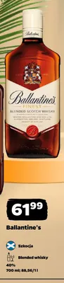 Whisky Ballantine's Finest promocja w Netto