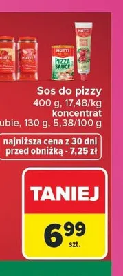 Sos do pizzy Mutti promocja w Carrefour