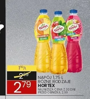 Napój Hortex promocja w Wafelek