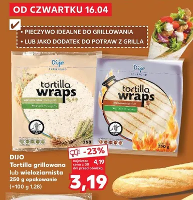 Tortilla grillowana promocja w Kaufland