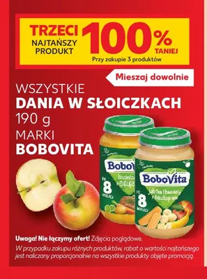 Danie w słoiczku BoboVita promocja w Kaufland