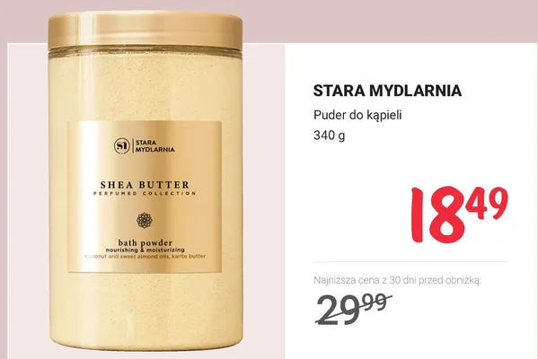 Puder do kąpieli promocja w Rossmann