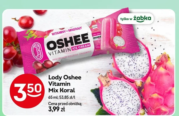Lody Vitamin Mix Koral promocja w Żabka
