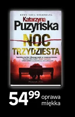 Książka Noc trzydziesta Katarzyna Puzyńska oprawa miękka promocja w Empik