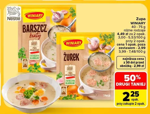 Zupa żurek Winiary promocja w Carrefour