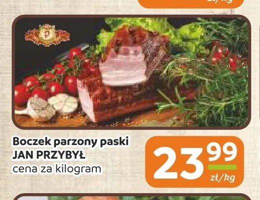 Boczek parzony paski Jan Przybył promocja w Społem Częstochowa