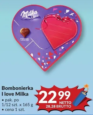 Bombonierka I love Milka promocja w Makro