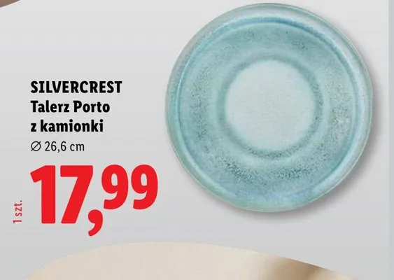 Talerz Porto z kamionki SILVERCREST Ø 26,6cm promocja w Lidl