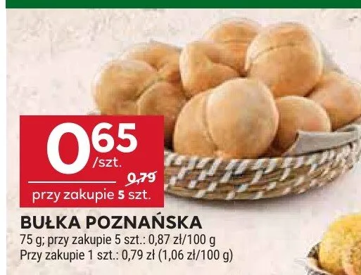 Bułka poznańska z makiem promocja w Stokrotka