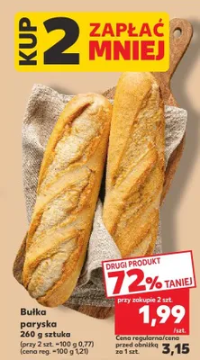 Bułka paryska promocja w Kaufland