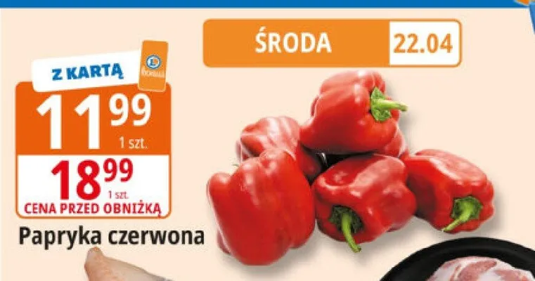 Papryka czerwona Leclerc promocja w Leclerc