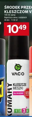 Środek przeciw komarom i kleszczom Vaco spray promocja w Stokrotka