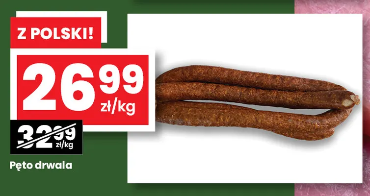 Kiełbasa Pęto drwala promocja w emma MARKET