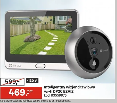 Inteligentny wizjer drzwiowy wi-fi DP2C promocja w Leroy Merlin