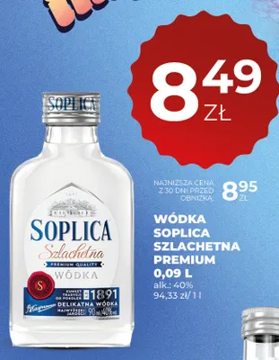 Wódka Soplica Szlachetna Premium promocja w Duży Ben