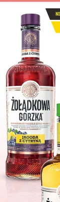 Wódka Żołądkowa Gorzka jagoda z cytryną promocja w Biedronka