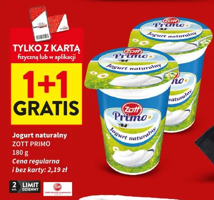 Jogurt naturalny PILOS ACTIVE promocja w Intermarche
