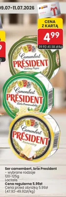 Ser camembert Président Zioła Prowansalskie promocja w Market Point