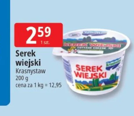 Serek wiejski Krasnystaw promocja w Leclerc