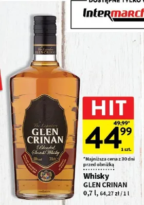 Whisky promocja w Intermarche