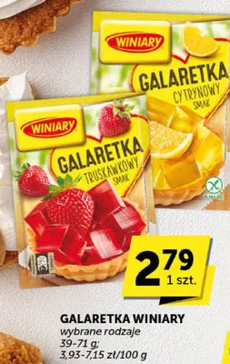 Galaretka Winiary cytrynowa, truskawkowa promocja w Groszek