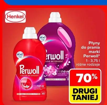 Płyny do prania Perwoll promocja w Carrefour Market
